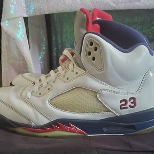 NIKE AIR JORDAN RETRO 5 INDEPENDENCE DAY SIZE 13